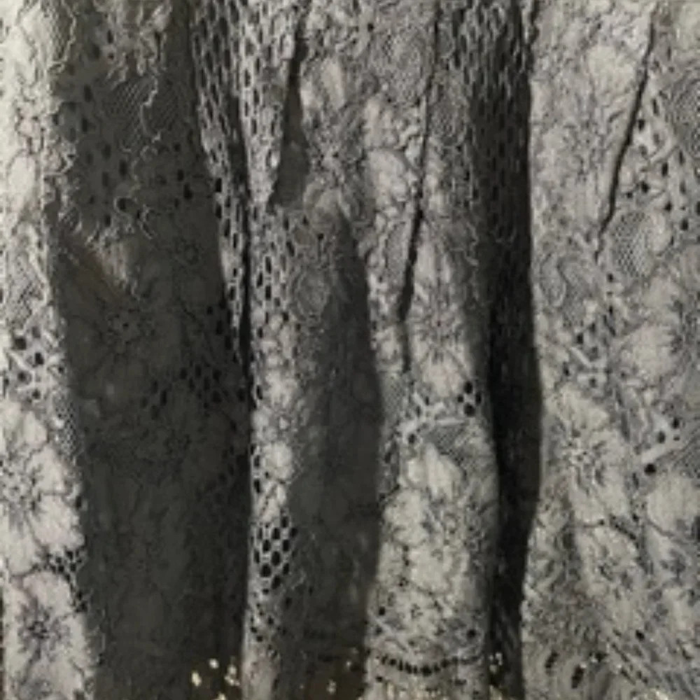 Alexis Scoop Neck Lace Bottom Mini Dress Size M - Picture 6 of 7